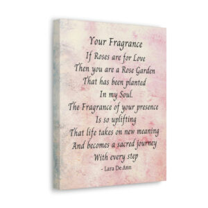 Your Fragrance - canvas - mauve