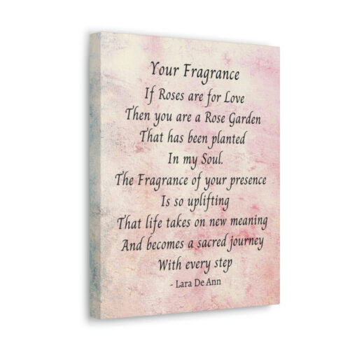 Your Fragrance - canvas - mauve