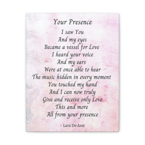 Your Presence - canvas - mauve - Image 6