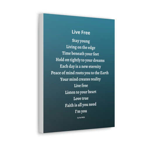 Live Free - canvas - green - Image 21