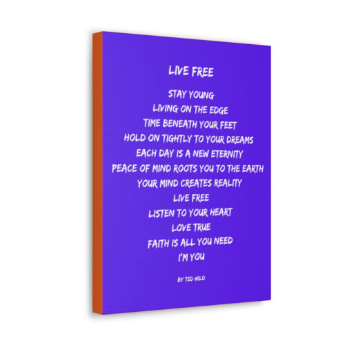 Live Free - canvas - purple - Image 13