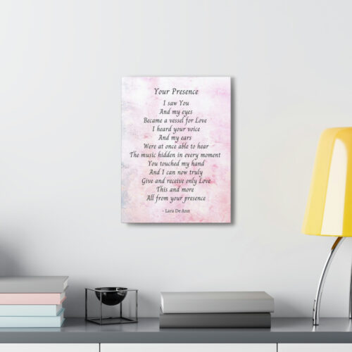 Your Presence - canvas - mauve - Image 8