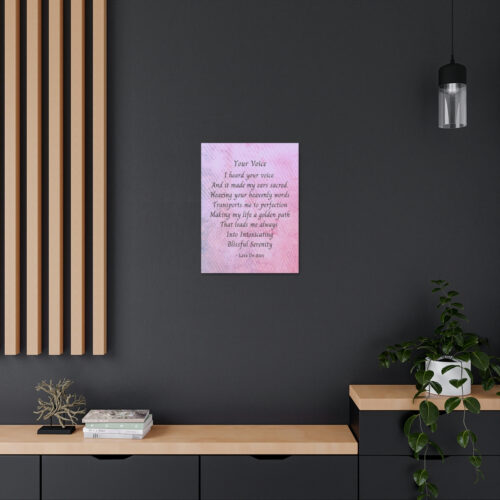 Your Voice - canvas - mauve - Image 9