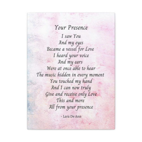 Your Presence - canvas - mauve - Image 2