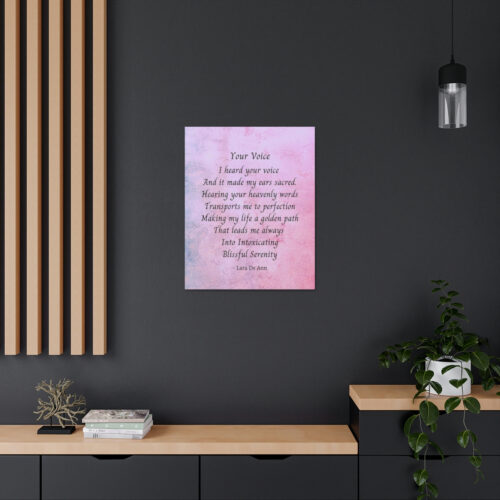 Your Voice - canvas - mauve - Image 11