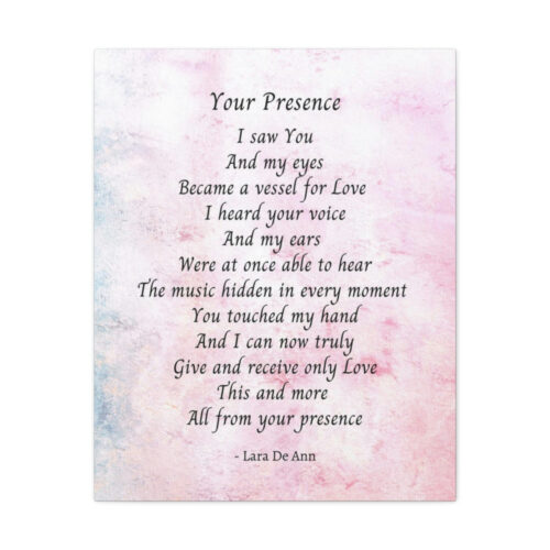 Your Presence - canvas - mauve - Image 9