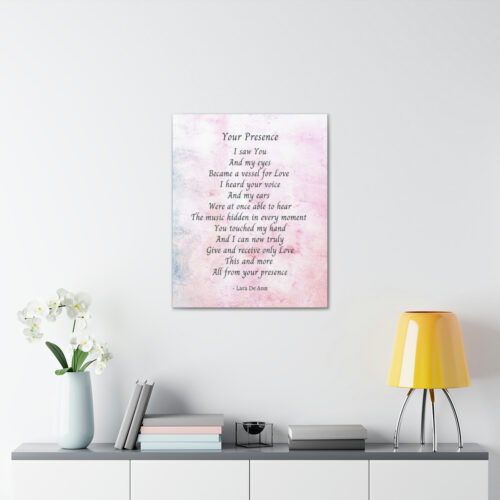 Your Presence - canvas - mauve - Image 11