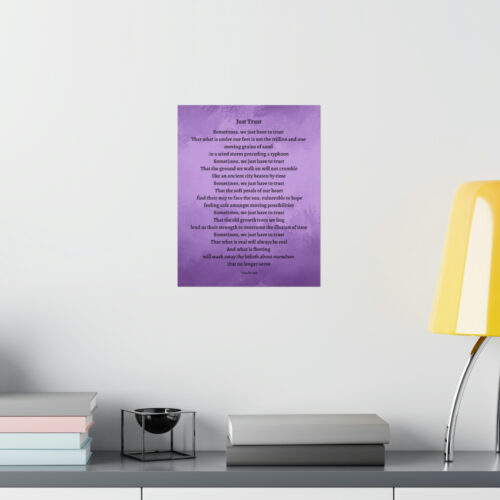 Just Trust - print - purple - Image 8
