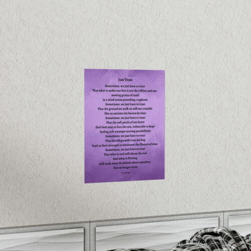 Just Trust - print - purple - Image 7
