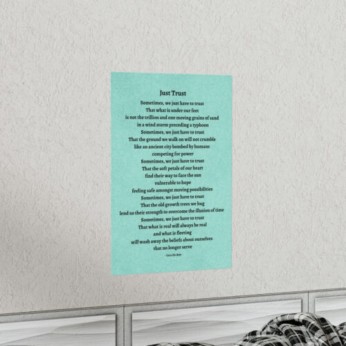 Just Trust - print - green - Image 11