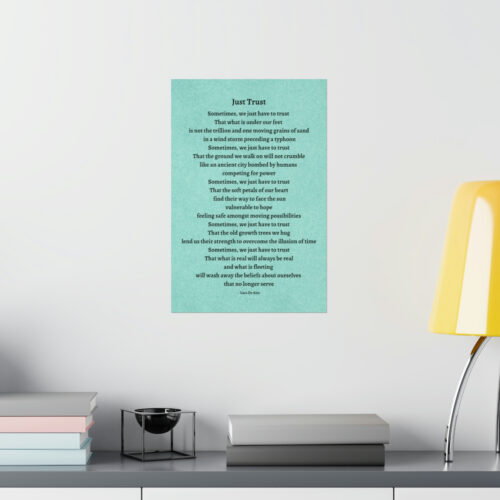 Just Trust - print - green - Image 12