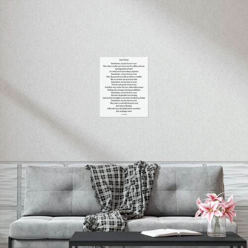 Just Trust - print - white - Image 7