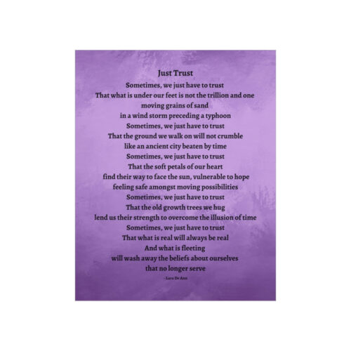 Just Trust - print - purple - Image 10