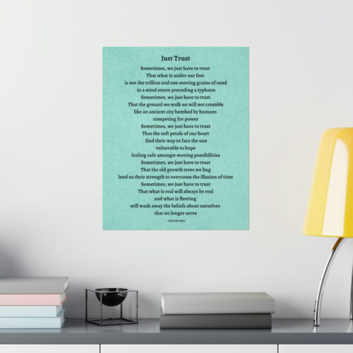 Just Trust - print - green - Image 15