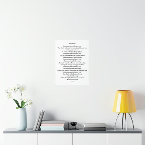 Just Trust - print - white - Image 12
