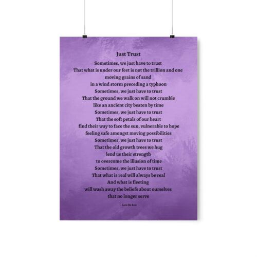 Just Trust - print - purple - Image 13