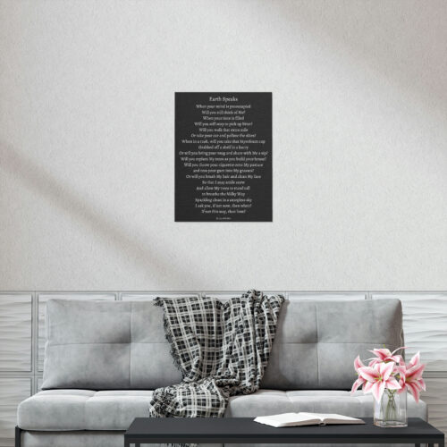 Earth Speaks - print - black - Image 11