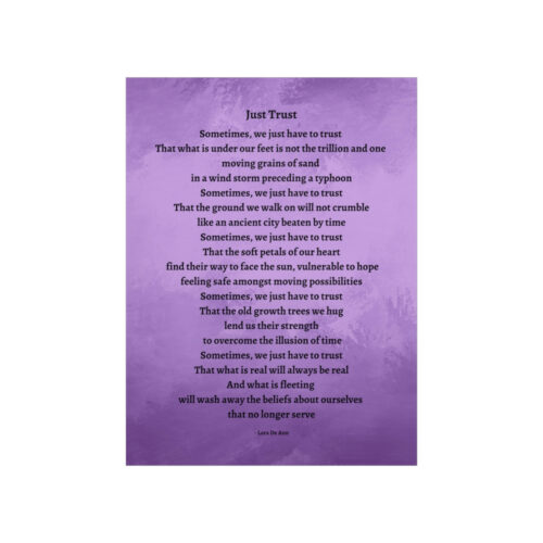 Just Trust - print - purple - Image 14