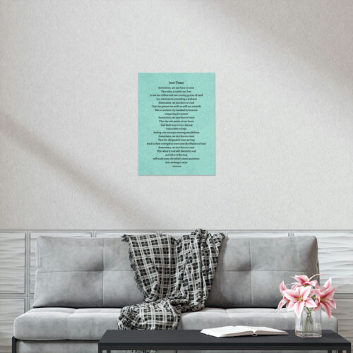 Just Trust - print - green - Image 3