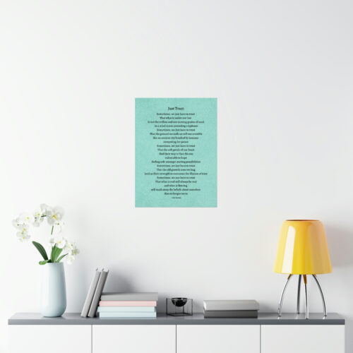Just Trust - print - green - Image 4