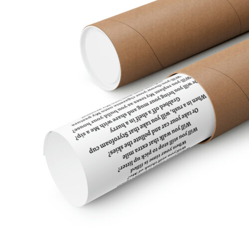 Earth Speaks - print - white - Image 15
