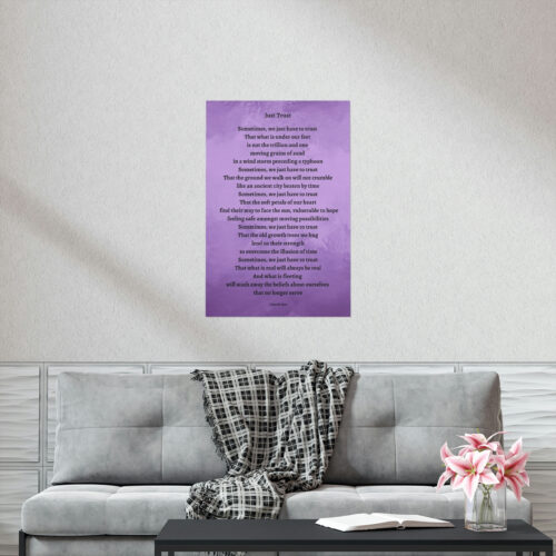 Just Trust - print - purple - Image 20