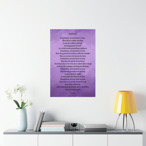 Just Trust - print - purple - Image 21