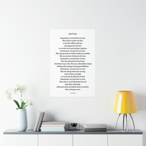 Just Trust - print - white - Image 21