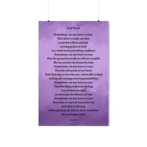Just Trust - print - purple - Image 17