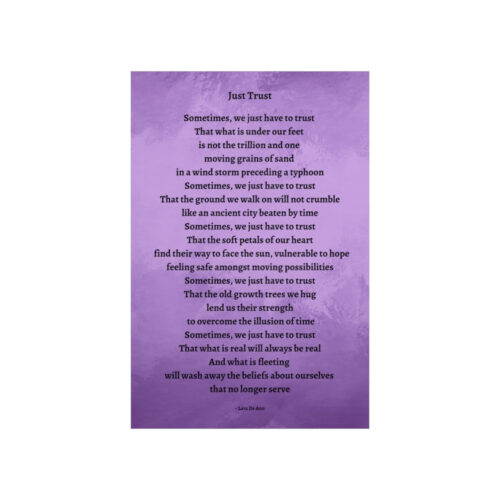 Just Trust - print - purple - Image 18