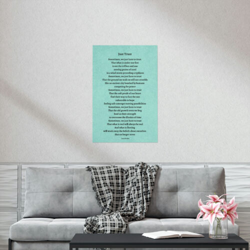 Just Trust - print - green - Image 23