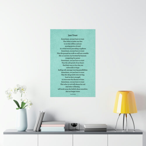 Just Trust - print - green - Image 24