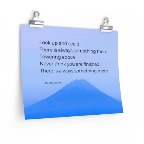 Look Up - tanka - print - blue - Image 2