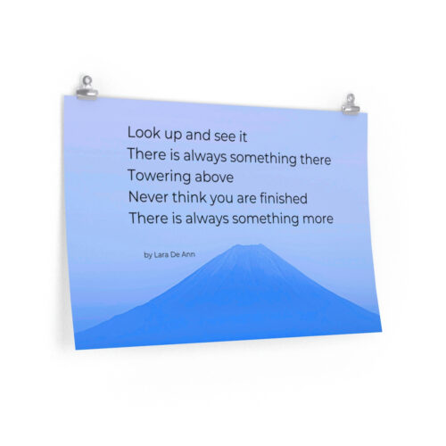Look Up - tanka - print - blue - Image 4