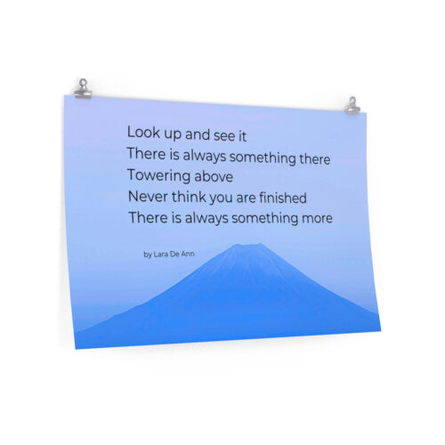 Look Up - tanka - print - blue - Image 5