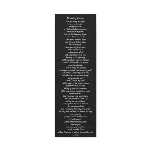 Moment by Moment - canvas - black - Image 2