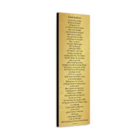 Moment by Moment - canvas - gold