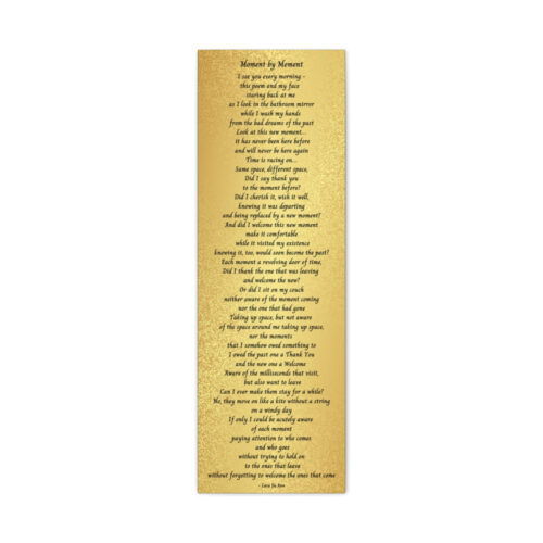 Moment by Moment - canvas - gold - Image 2
