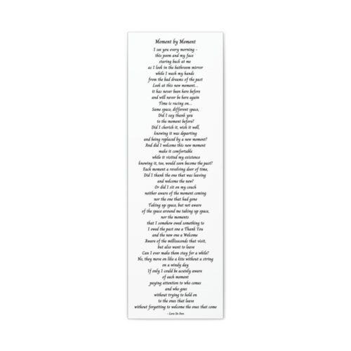 Moment by Moment - canvas -  white - Image 3