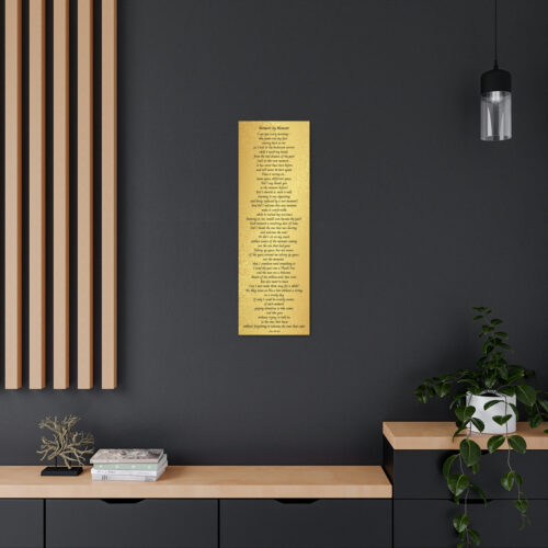Moment by Moment - canvas - gold - Image 4