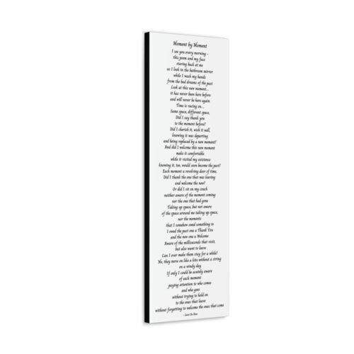 Moment by Moment - canvas -  white - Image 4