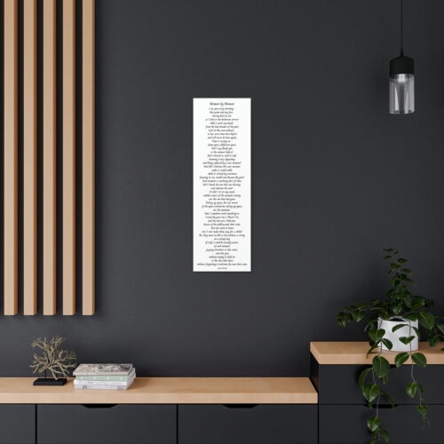 Moment by Moment - canvas -  white - Image 5