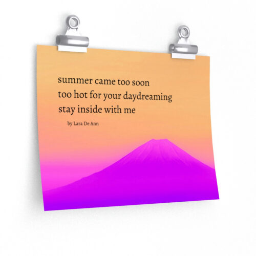 Summer - print - black letters - Image 2