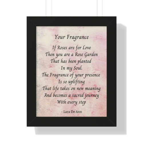 Your Fragrance - framed - mauve - Image 3