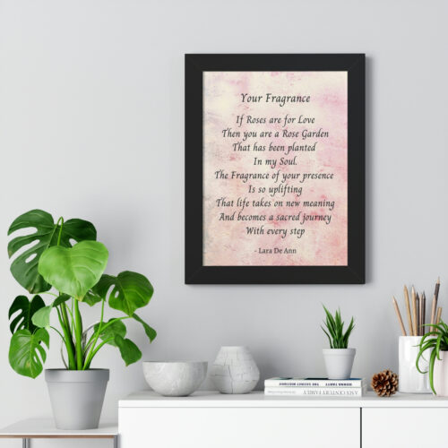 Your Fragrance - framed - mauve - Image 2