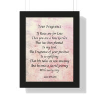 Your Fragrance - framed - mauve