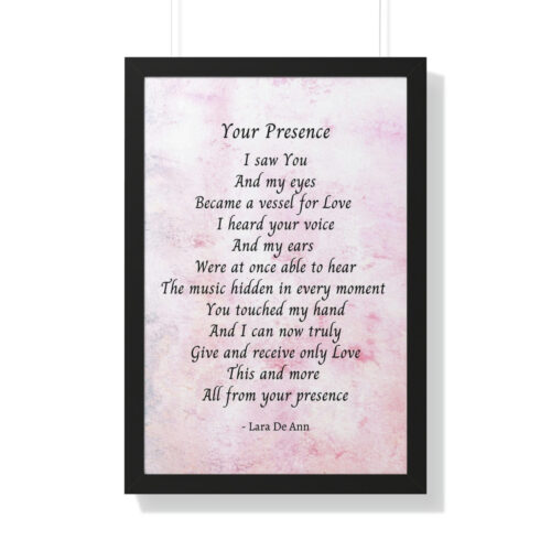 Your Presence - framed - mauve - Image 22