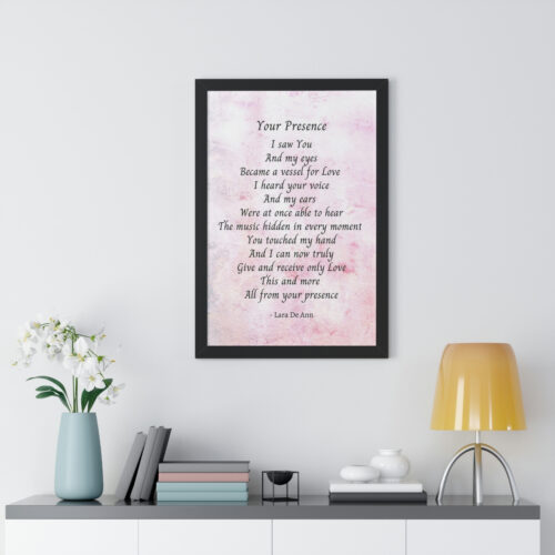 Your Presence - framed - mauve - Image 23