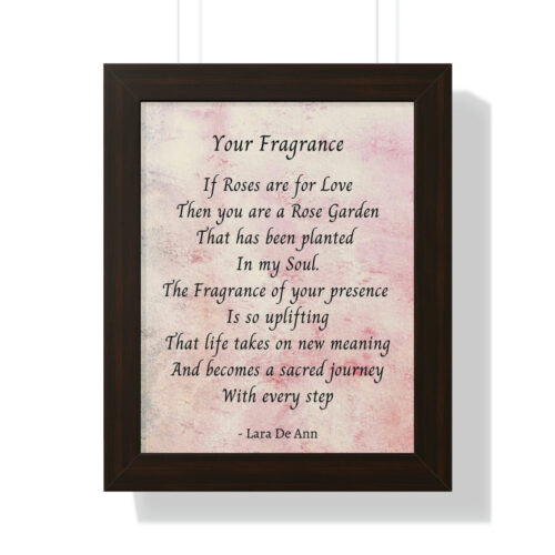 Your Fragrance - framed - mauve - Image 5