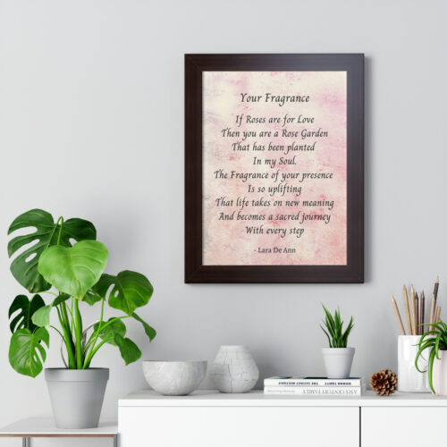 Your Fragrance - framed - mauve - Image 9